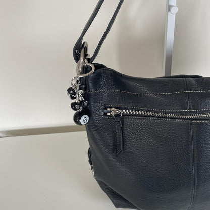 Coach Black Pebbled Leather Shoulder Bag K1176-F15064