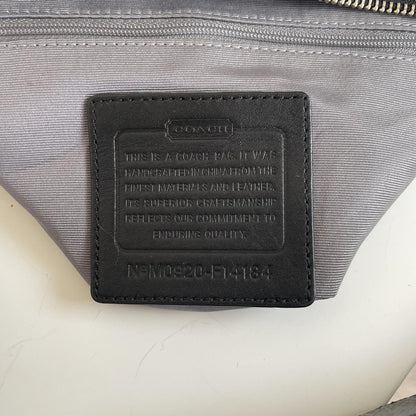 Coach Black Signature Monogram Convertible Shoulder Bag M0920-F14184