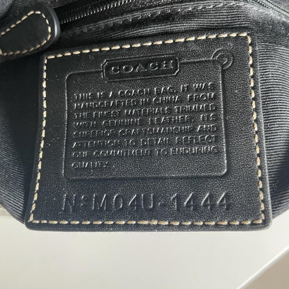 Coach Black Signature Monogram Soho Shoulder Bag M04U-1444