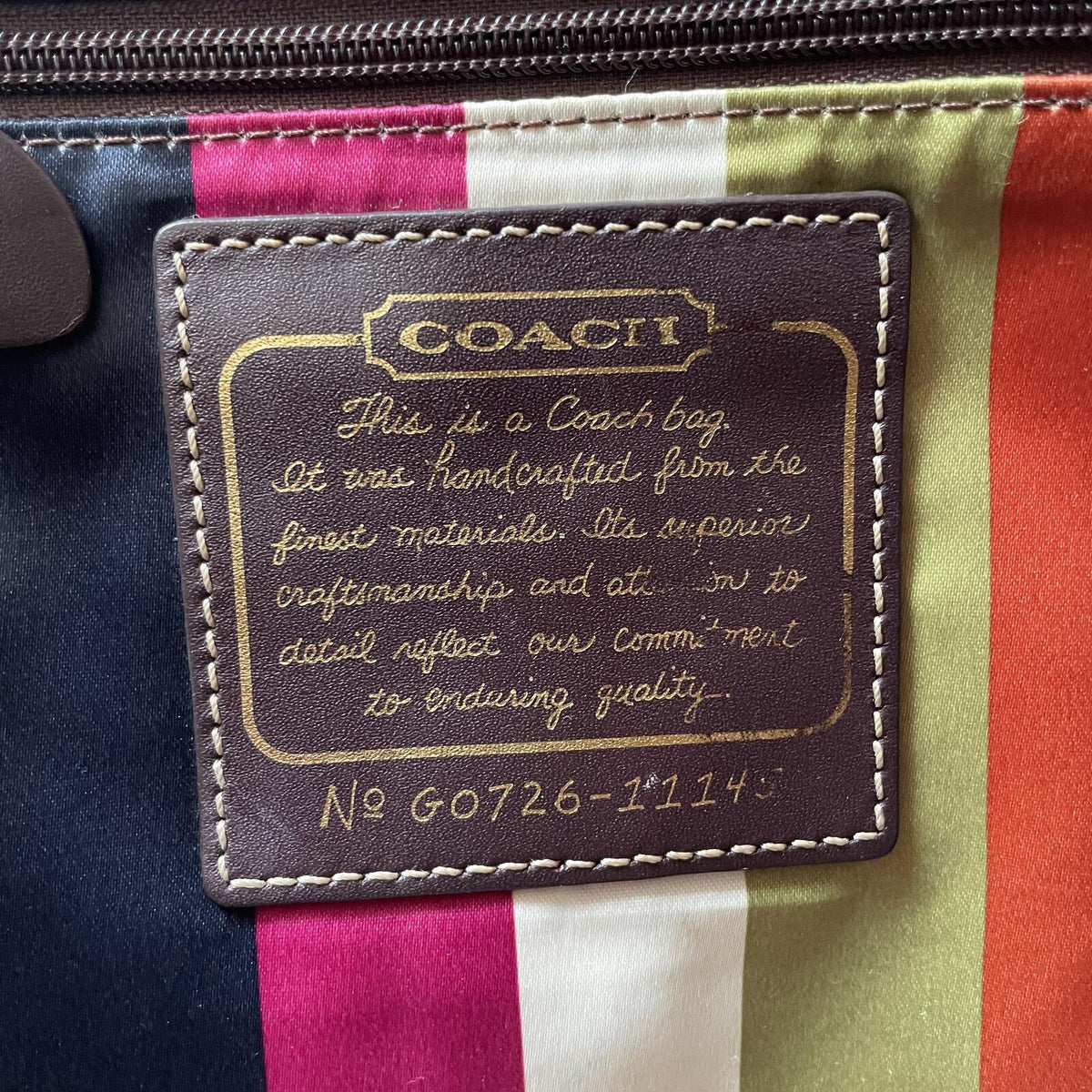 Coach Legacy 65th Big C Messenger Crossbody Bag Red/Pink G0726-11145