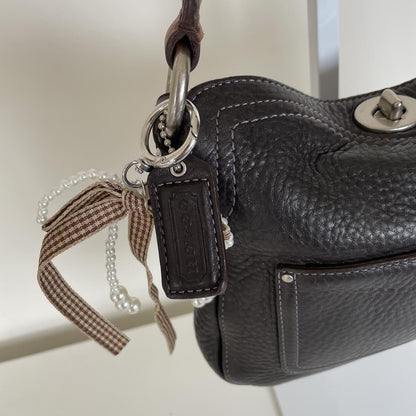 Coach Chelsea Black Pebbled Leather Mini Shoulder Bag D06S-10130