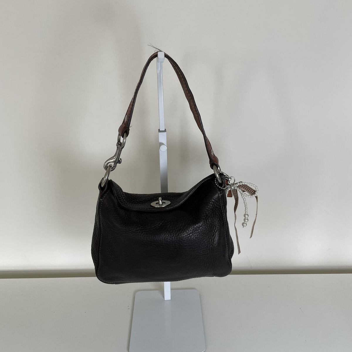 Coach Chelsea Black Pebbled Leather Mini Shoulder Bag D06S-10130