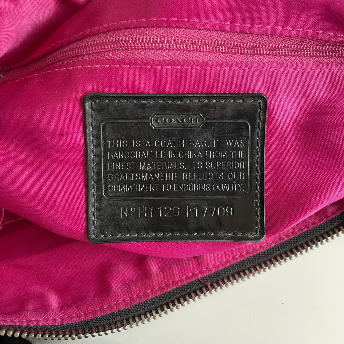 Coach Slouch Hobo Plaid Tartan Shoulder Bag Handbag Purse Y2K H1126-F17709