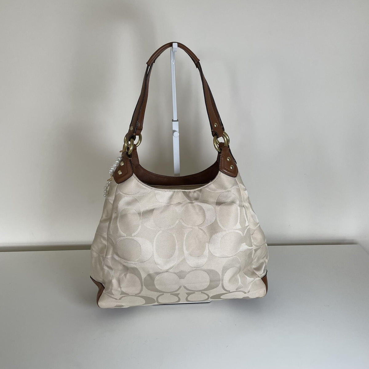 Coach Campbell Brown Hobo Shoulder Bag Handbag A1420-F28904