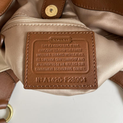 Coach Campbell Brown Hobo Shoulder Bag Handbag A1420-F28904