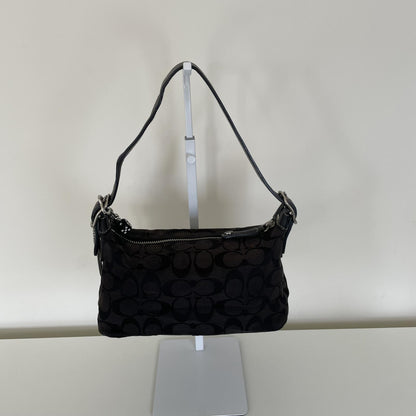 Coach Signature C Canvas Sufflette Mini Hobo Shoulder Bag M052-6044