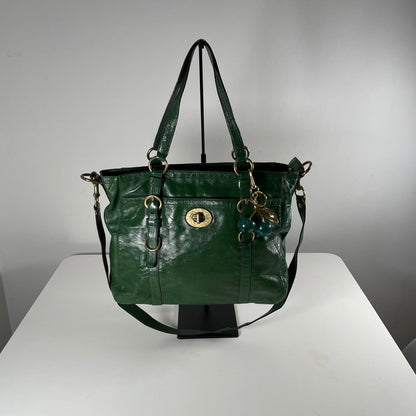 Coach Green Patent Leather Shoulder Bag G0969-F14022