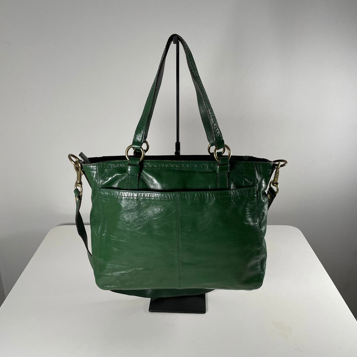 Coach Green Patent Leather Shoulder Bag G0969-F14022