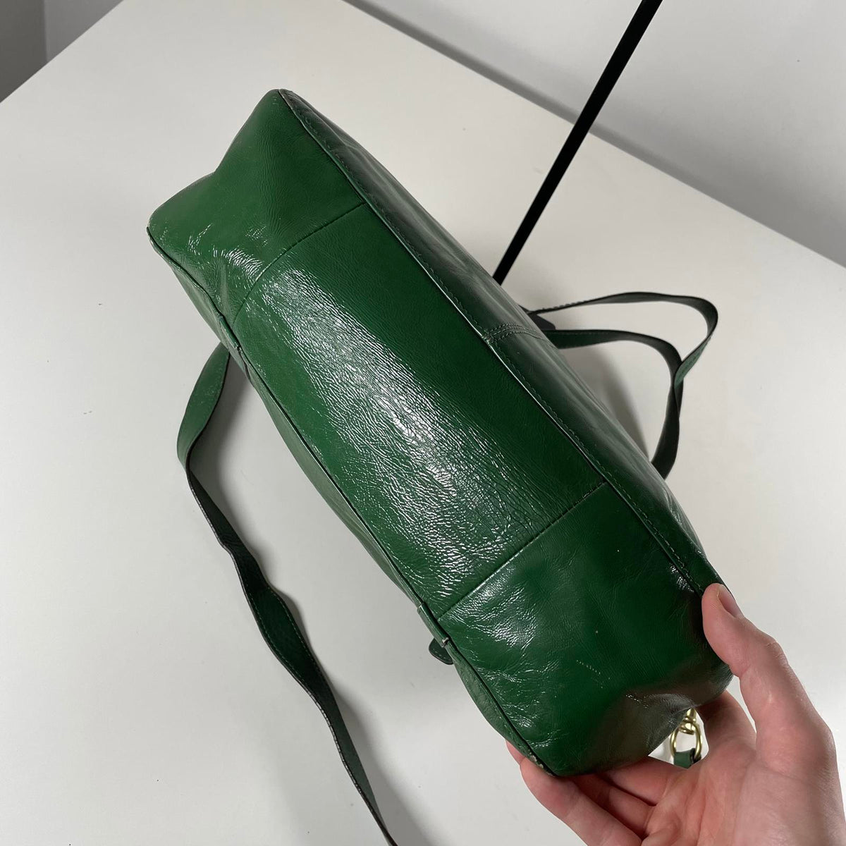 Coach Green Patent Leather Shoulder Bag G0969-F14022