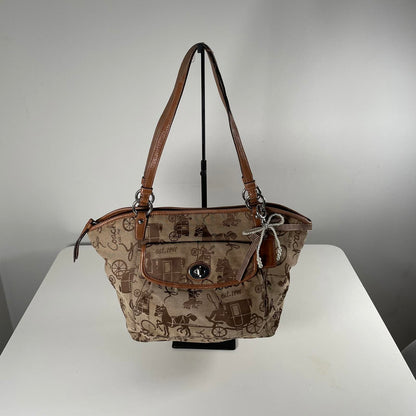 Coach Horse and Carriage Leather Shoulder Bag L0973-F14665