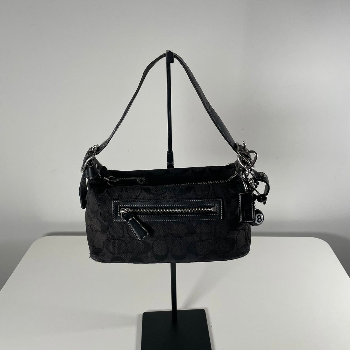 Coach Black Mini Scufflet Hobo Shoulder Bag K05J-6044