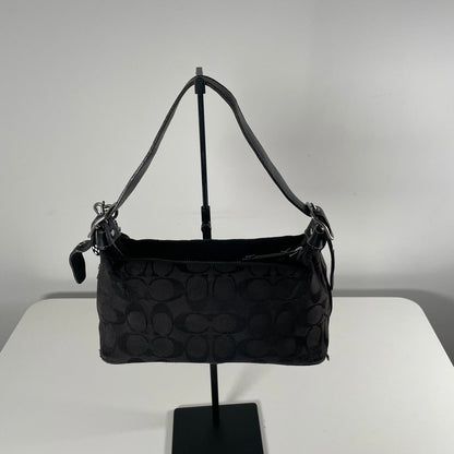 Coach Black Mini Scufflet Hobo Shoulder Bag K05J-6044