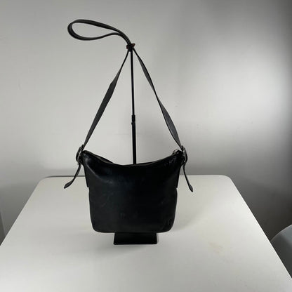 Coach Black Leather Crossbody Shoulder Bag J2S-9326