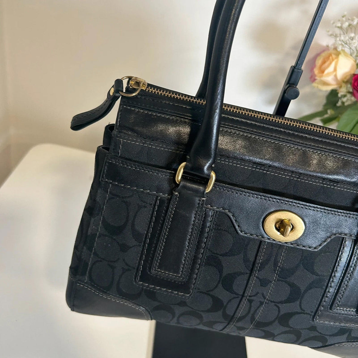 Coach Black Hampton Shoulder Bag GO771-11062
