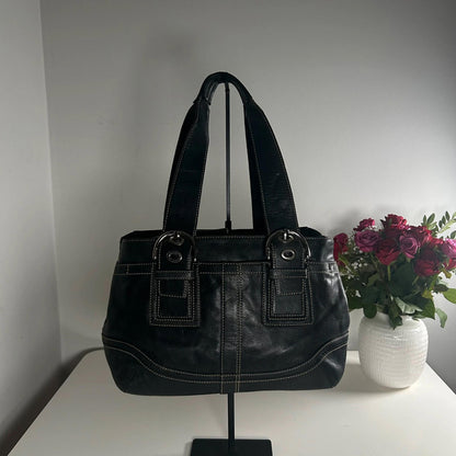 Coach Black Mino Soho Leather Satchel Bag H0749-F10911
