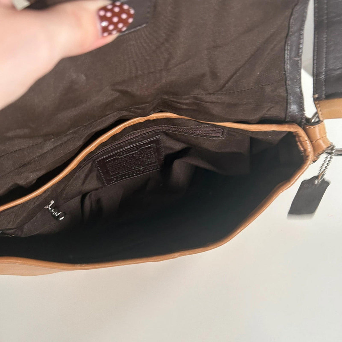 Coach Soho Tan Leather Buckle Shoulder Bag D0878-F12301