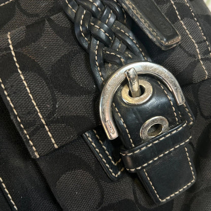 Coach Black Soho Pocket Buckle Shoulder Bag K058-6373