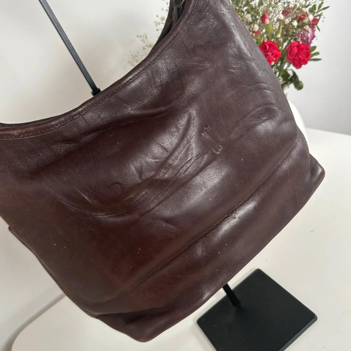 Coach Vintage Brown Leather Satchell Handbag J6D-933