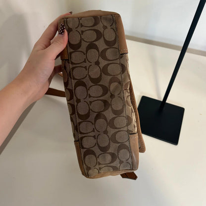 Coach Signature Brown Monogram Crossbody Bag L0867-F13066