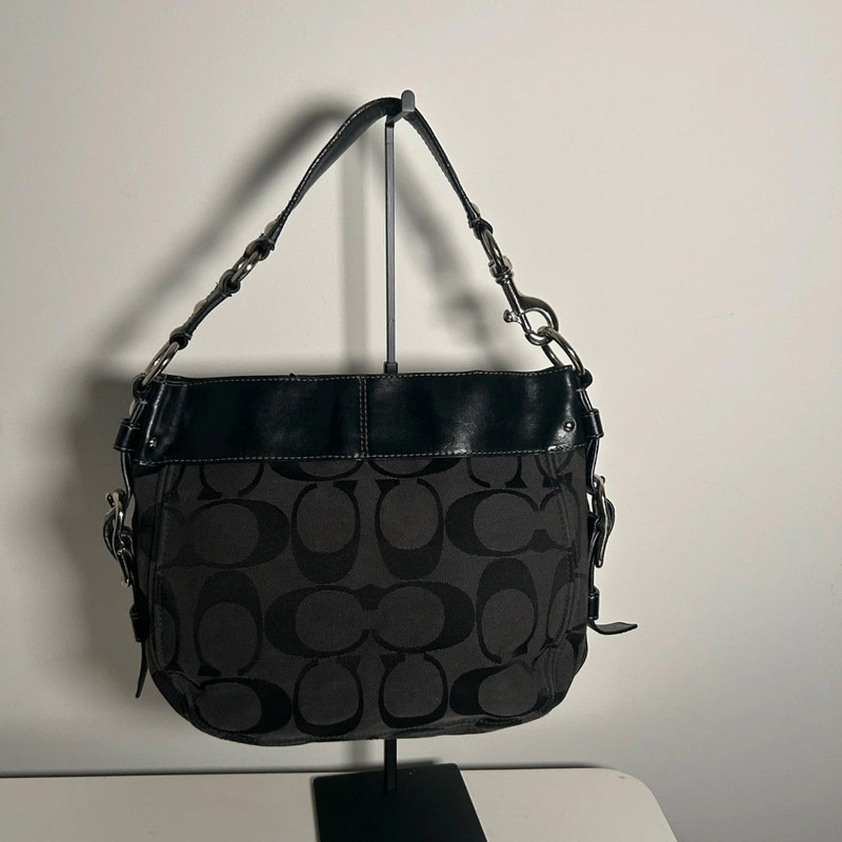 Coach Zoe Signature Canvas Shoulder Bag L0868-12657
