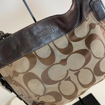 Coach Zoe Medium Brown Buckle Bag M1049-F12657