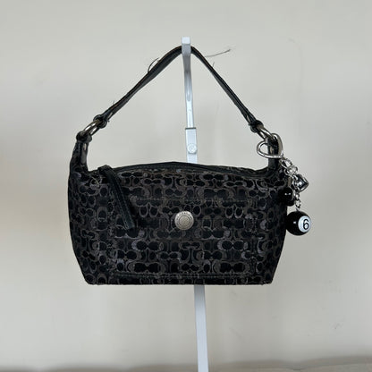 Coach Black Optic Mini Monogram Shoulder Bag G0768-40958