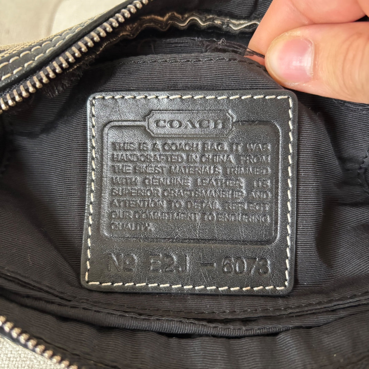 Coach Monogram Mini Crossbody Shoulder Bag E2J-6073