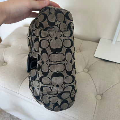 Coach Black Monogram Soho Shoulder Bag F0869-F11862