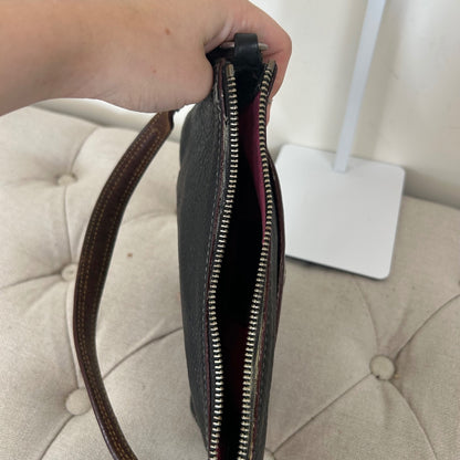 Coach Black Pebbled Leather Mini Shoulder Bag C05S-8E96