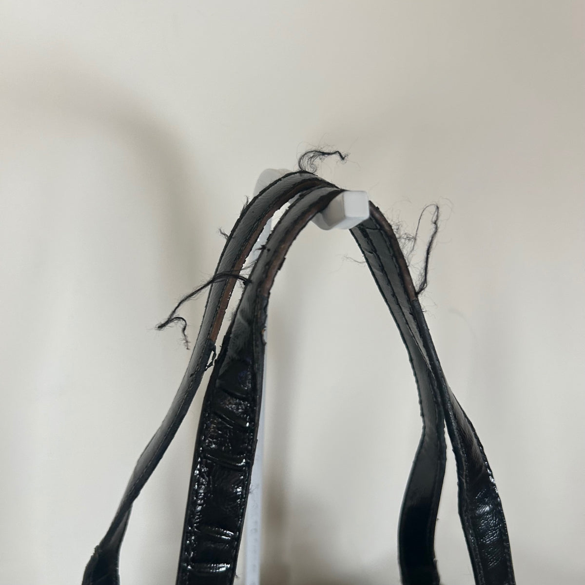 Coach Black Signature Monogram Stripe Tote Shoulder Bag E1421-F28503