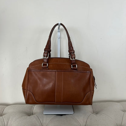 Coach Brown Leather Hampton Shoulder Bag H05S-7465