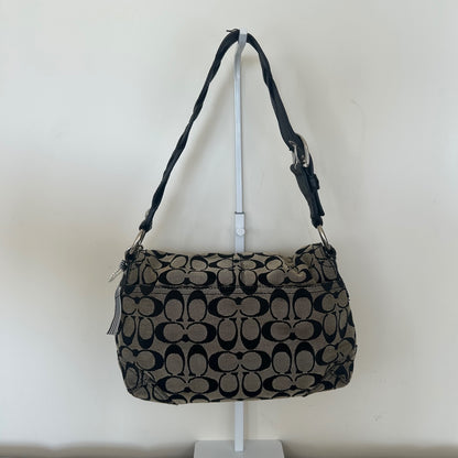Coach Black Monogram Soho Shoulder Bag F0869-F11862
