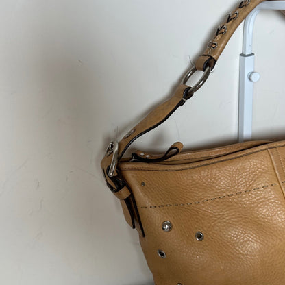 Coach Soho Beige Pebbled Leather Studded Shoulder Bag F0793-F10932