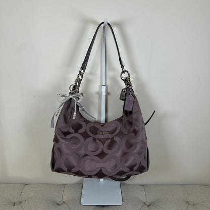 Coach Lilac Convertible Crossbody Hobo Bag D1082-14367
