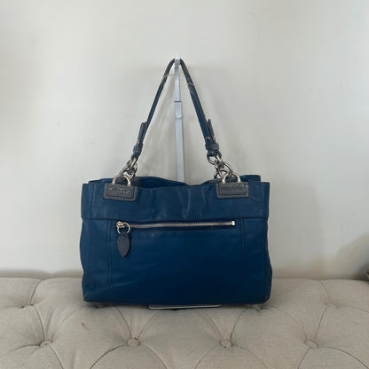 Coach Blue Leather Penelope 3 Compartment Shoulder Bag E1160-F16531