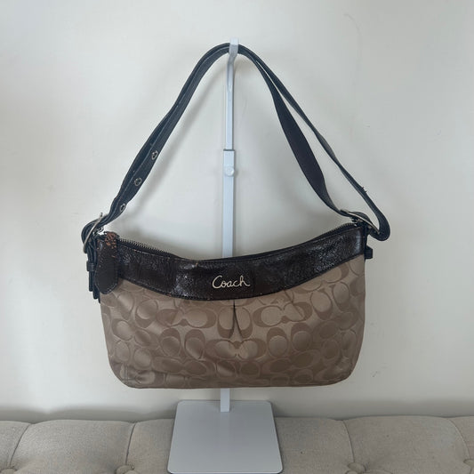Coach Brown Monogram Crossbody Shoulder Bag C1120-F15511