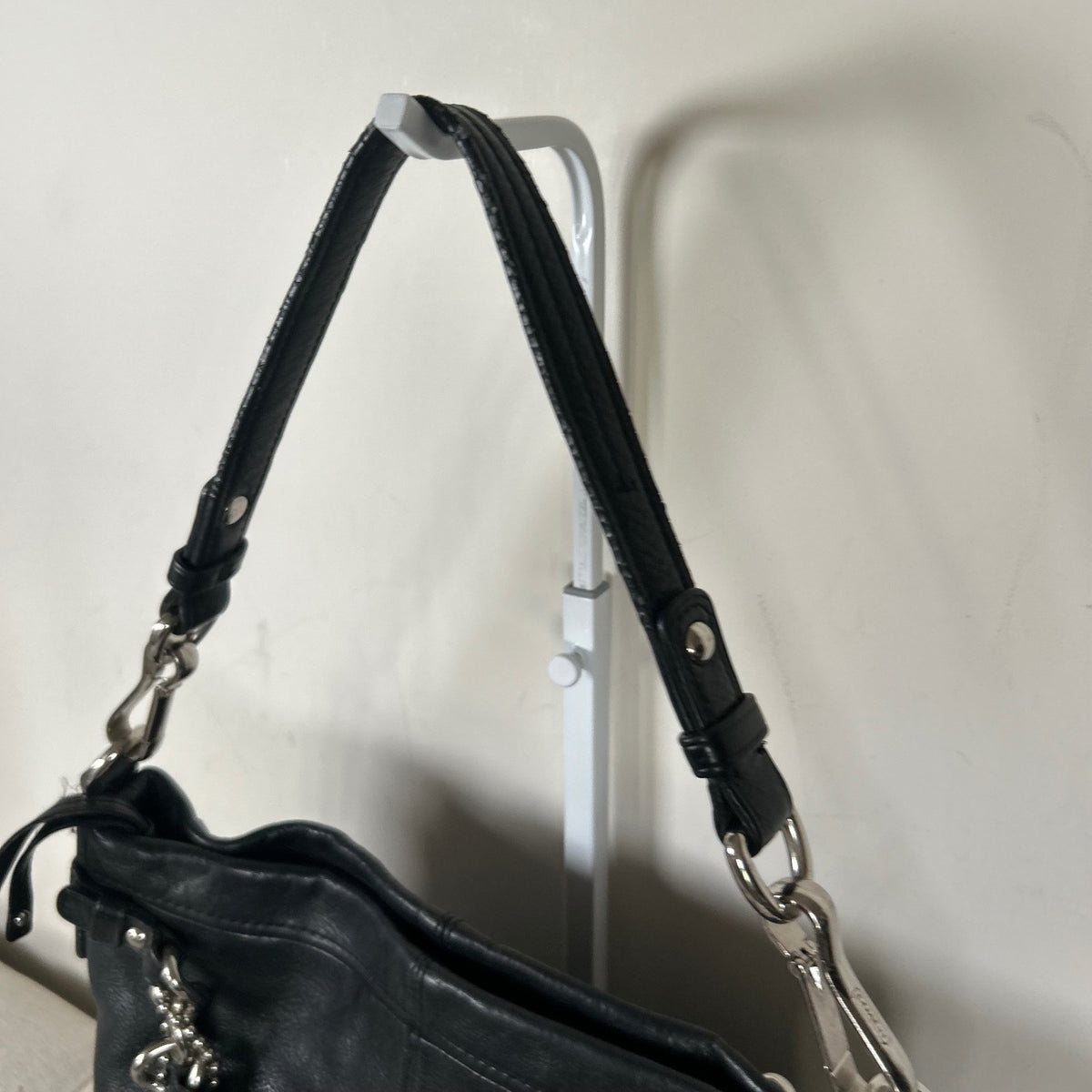 Coach Black Leather Convertible Shoulder Bag E0920-14142