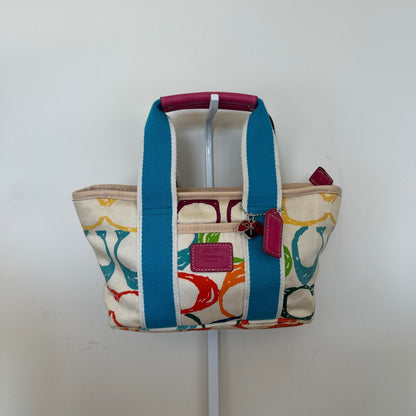 Coach Mini Scribble Multicolor Shoulder Bag Handbag C04U-7064