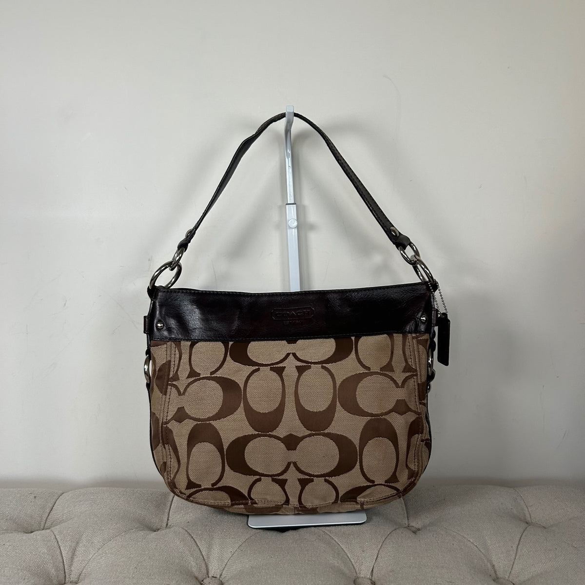 Coach Brown Zoe Shoulder Bag D1049-F14709