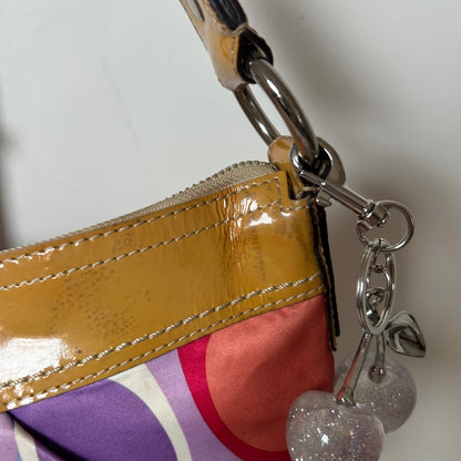 Coach Multicolour Sateen Hobo Half Moon Shoulder Bag A1073-F13796