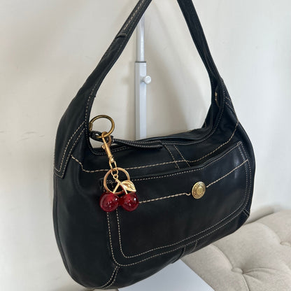 Coach Black Leather Ergo Shoulder Bag M0693-10740