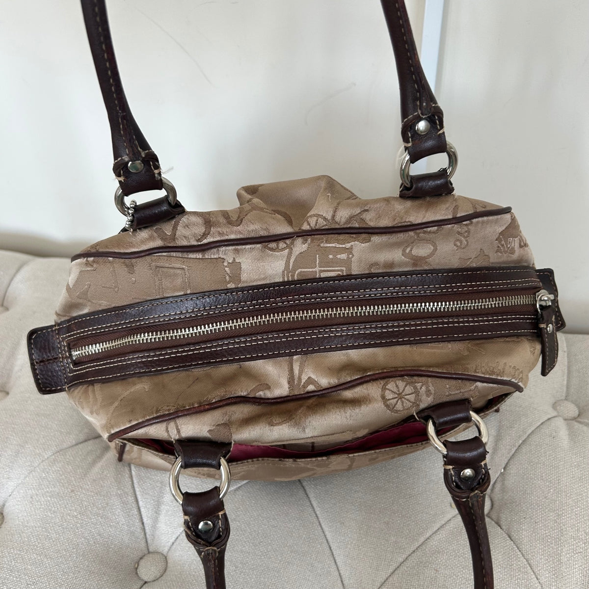 Coach Brown Horse & Carriage Shoulder Bag K0998-F14481