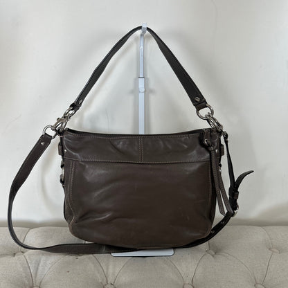 Coach Zoe Brown Leather Hobo Slouchy Convertible Shoulder Bag G1020-F14707