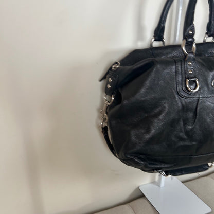 Coach Ashley Black Leather Large Convertible Shoulder Bag B1173-F15447