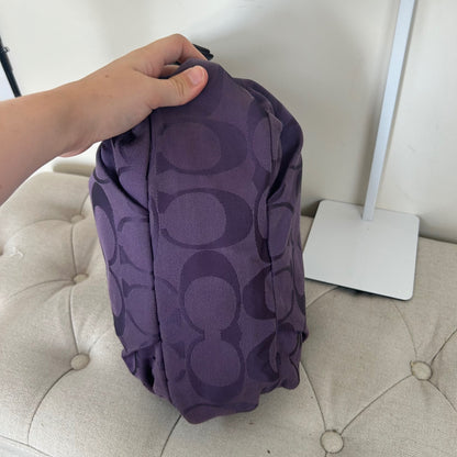 Coach Purple Monogram Crossbody Shoulder Bag G1059-F15067