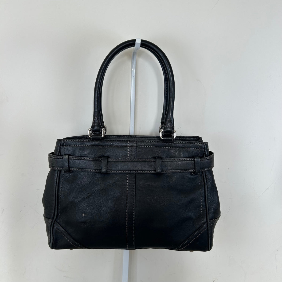 Coach Black Leather Hampton Handbag E0793-F11199