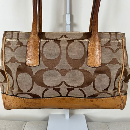Coach Madeline Brown Monogram Shoulder Bag E0826-12463