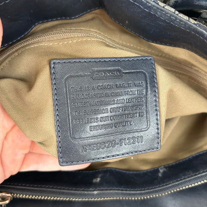 Coach Blue Monogram Soho Tote Shoulder Bag E0820-F12311