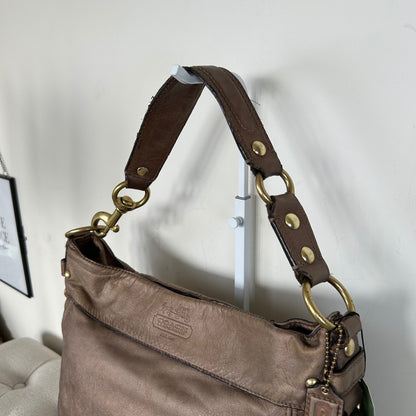 Coach Bronze Metallic Zoe Medium Shoulder Bag K0885-12669