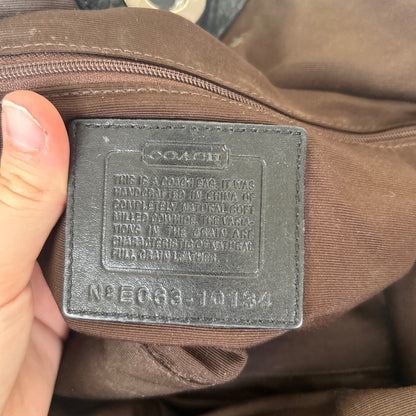Coach Black Pebbled Leather Chelsea Satchel E068-10134